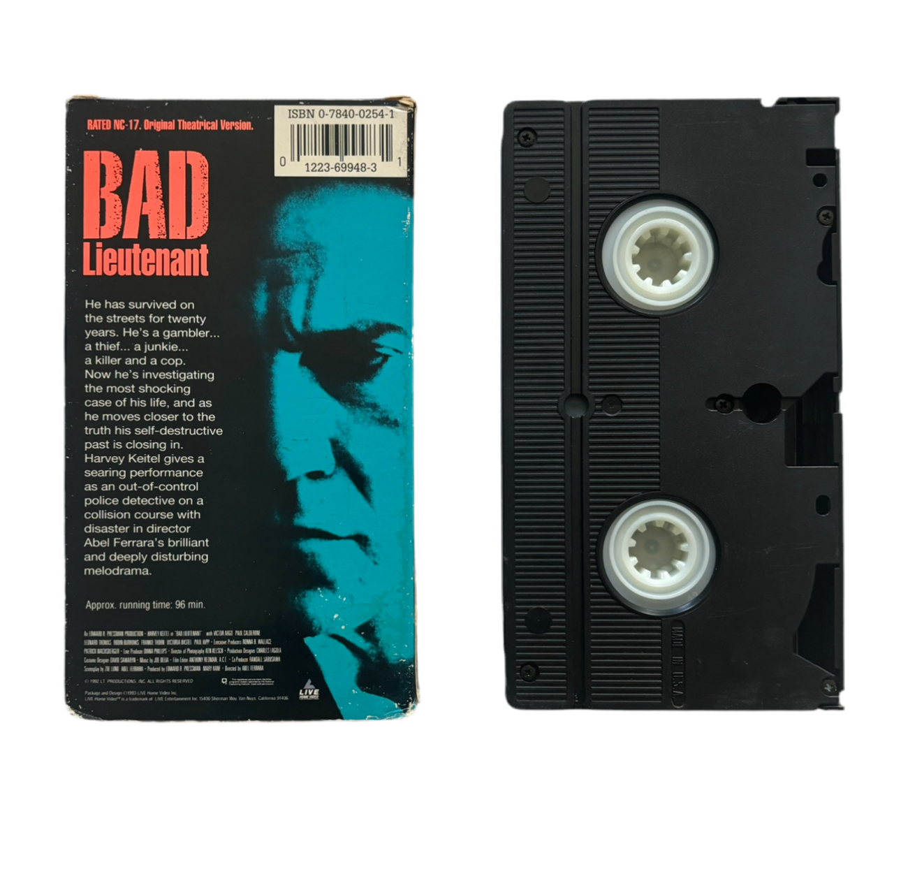 Bad Lieutenant VHS